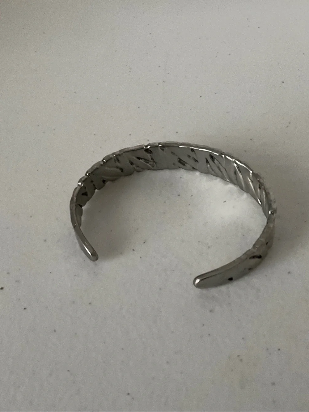 Shaina Textured Open Cuff Bracelet